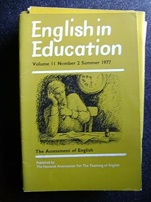 Immagine del venditore per English in Education vol 11 No 2 Summer 1977 venduto da El Pinarillo Books