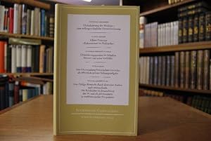 Image du vendeur pour Christian Herfarth: Globalisierung der Medizin - eine auergewhnliche Herausforderung. Alfred Seeger: Albert Einsteins "Exkursionen ins Politische". Manfred Hermann Schmid: Orientierungspunkte im Schatten. Mozart und seine Vorbilder. Ulrich Bopp: Die berwindung historischen Unrechts als ffentlich-private Stiftungsaufgabe. Dieter Langewiesche: Das Heilige Rmische Reich deutscher Nation nachj seinem Ende. Die Reichsidee im Deutschland des 19. und 20. Jahrhunderts in welthistorischer Perspektive. Schwbische Gesellschaft Schriftenreihe 57-61 mis en vente par Gppinger Antiquariat