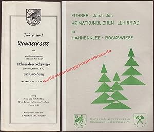 Führer und Wanderkarte Hahnenklee-Bockswiese (Oberharz) 1.25000 ( ca.1970)