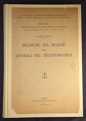 Ricerche sul regime dei litorali nel Mediterraneo