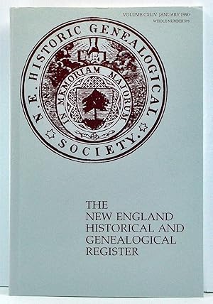 Imagen del vendedor de The New England Historical and Genealogical Register, Volume 144, Whole Number 573 (January 1990) a la venta por Cat's Cradle Books