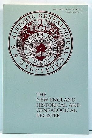 Image du vendeur pour The New England Historical and Genealogical Register, Volume 145, Whole Number 577 (January 1991) mis en vente par Cat's Cradle Books