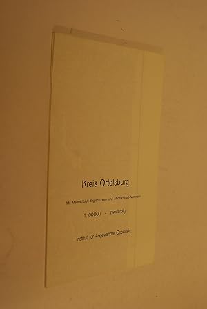 Kreis Ortelsburg: (1-cm-Karte); mit Messtischblatt-Begrenzungen u. Messtischblatt-Nummern; zweifa...