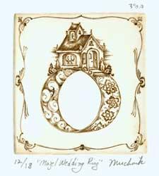 Bild des Verkufers fr Mazel Wedding Ring. zum Verkauf von Wittenborn Art Books