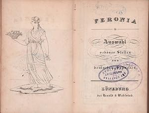 Seller image for Feronia. Auswahl schner Stellen aus deutschen Schriften. for sale by Antiquariat Reinhold Pabel