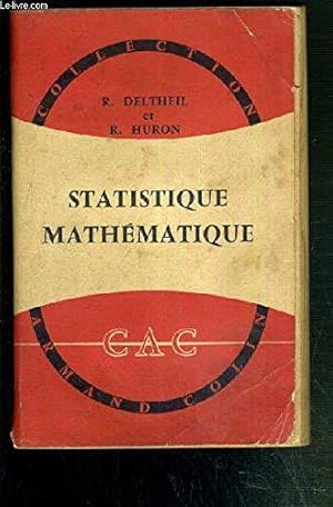 Imagen del vendedor de Statistique Mathematique / Collection Armand Colin N336. a la venta por JLG_livres anciens et modernes