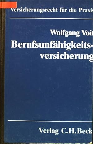 Imagen del vendedor de Berufsunfhigkeitsversicherung Versicherungsrecht fr die Praxis a la venta por books4less (Versandantiquariat Petra Gros GmbH & Co. KG)