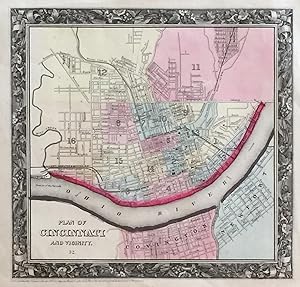 Plan of Cincinnati and Vicinity [MAP]