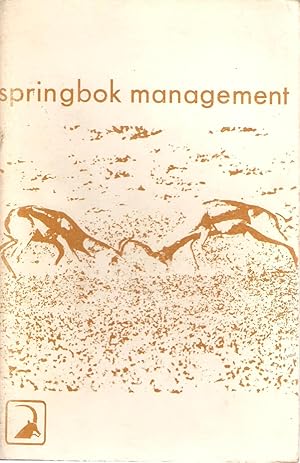 Image du vendeur pour Springbok Management / Springbokbestuur mis en vente par Snookerybooks