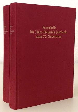 JESCHECK, H.-H. - Festschrift für Hans-Heinrich Jescheck zum 70. Geburtstag. Herausgegegen von Th...
