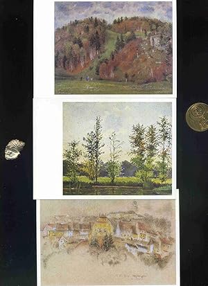 Franz Heinrich Gref. Konvolut / Sammlung von 15 verschiedenen Künstlerpostkarten. Postcards in co...