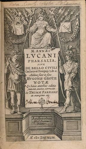 Bild des Verkufers fr Pharsalia, sive de Bello Civili Caesaris et Pompeji Lib. X zum Verkauf von LIBRAIRIE GIL-ARTGIL SARL