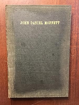 John Daniel Moffett, A Sketch by his Father (Virginia)