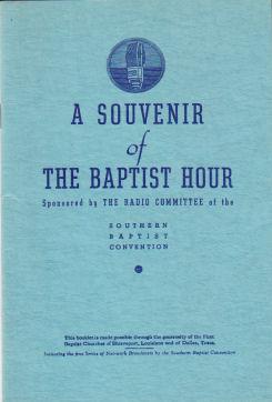 A Souvenir of The Baptist Hour (1941)