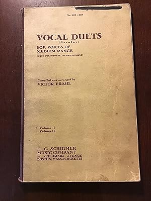 Vocal Duets (Secular) For Voices of Medium Range (with Pianoforte Accompaniment)