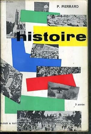Seller image for HISTOIRE - 3eme ANNEE - MANUELS D'ENSEIGNEMENT TECHNIQUE for sale by Le-Livre