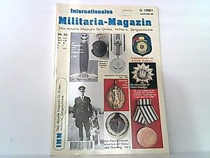 Bild des Verkufers fr Internationales Militaria - Magazin. Nr. 93. April/Mai 1999. Das aktuelle Magazin fr Orden, Militaria und Zeitgeschichte. zum Verkauf von Antiquariat Ehbrecht - Preis inkl. MwSt.