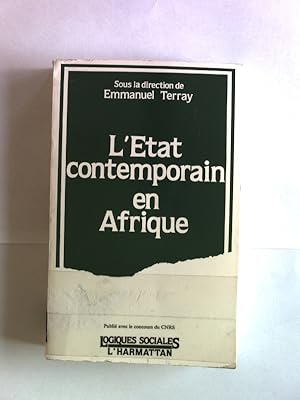 Immagine del venditore per L Etat contemporain en Afrique. venduto da Antiquariat Bookfarm