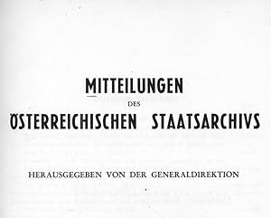 Imagen del vendedor de Das "Droit de Villefranche". MITTEILUNGEN DES STERREICHISCHEN STAATSARCHIVS, 5. BAND (1952). a la venta por Antiquariat Bookfarm