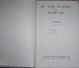 Imagen del vendedor de By The Waters Of Babylon. a la venta por Thylacine Fine Books