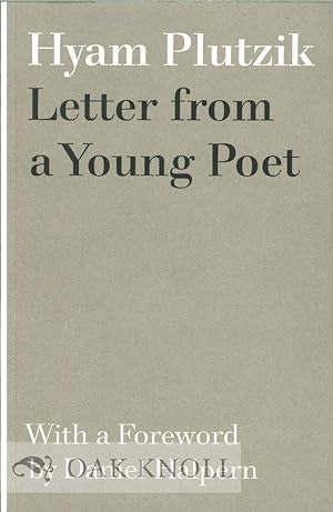 Seller image for LETTERS FROM A YOUNG POET for sale by Oak Knoll Books, ABAA, ILAB