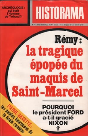 Revue historama n° 283 /la tragique epopée du maquis de saint-marcel