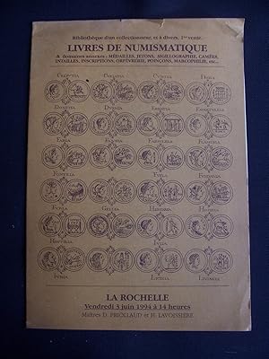 1ère vente : livres de numismatique 1994