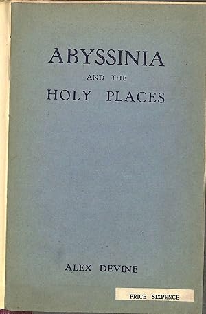 Bild des Verkufers fr Abyssinia and the Holy Places zum Verkauf von WeBuyBooks