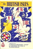 Bild des Verkufers fr The British Isles, SMZ uitgave Stoomvaart Maatschappij Zeeland zum Verkauf von nautiek