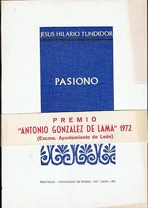 Bild des Verkufers fr PASIONO (1964  1972). Poesa. zum Verkauf von Librera Torren de Rueda