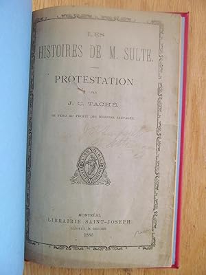 Les histoires de M. Sulte, protestation