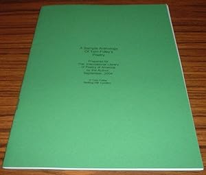 Seller image for A Sample Anthology of Tom Foley's Poetry Prepared for the International Library of Poetry of America By the Author for sale by Jaycey Books