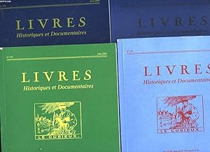 Seller image for 1 LOT DE 4 CATALOGUES LIVRES HISTORIQUES ET DOCUMENTAIRES - N356 - 367- 370 - 371 for sale by Le-Livre