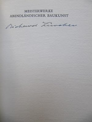 Meisterwerke abendländischer Baukunst. [signiert, signed, limited]. Oltner Bücherfreunde.