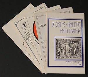 DESKINS & GREENE ANTIQUARIANS; Set of Bookseller Catalogues I - IV, plus Permanent Poetry Want List