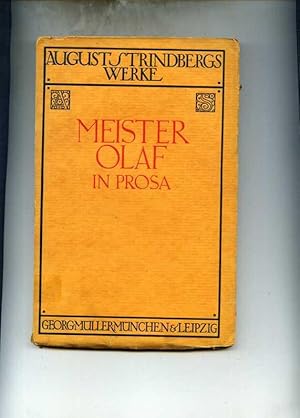 Meister Olof ( In Prosa ). Aus dem Schwedischen übertragen von Emil Schering