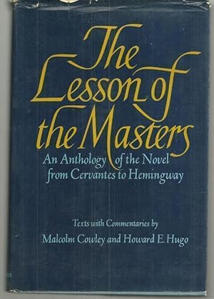 Imagen del vendedor de LESSON OF THE MASTERS An Anthology of the Novel from Cervantes to Hemingway a la venta por Gibson's Books