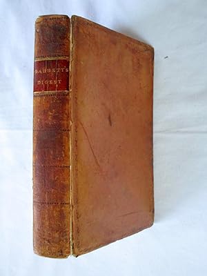 Seller image for A Digested Abridgment, and Comparative View, of the Statute Law of England and Ireland to the Year 1811, Inclusive Analytically Arranged. With a Table of the Statutes & Index Vol I. for sale by Tony Hutchinson