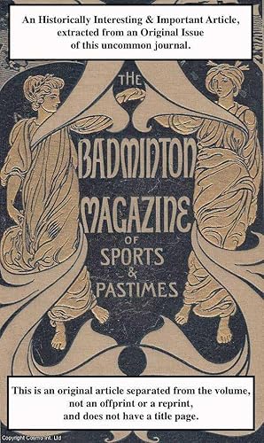 Bild des Verkufers fr Diana Gastronomica. An uncommon original article from the Badminton Magazine, 1897. zum Verkauf von Cosmo Books