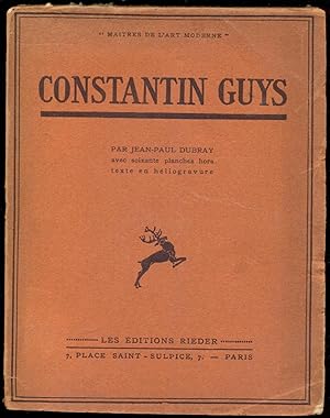 Seller image for Constantin Guys. 60 planches hors-texte en hliogravure [= Matres de l'art moderne] for sale by Antikvariat Valentinska