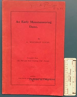 Image du vendeur pour An Early Mountaineering Dame Overprint From The Fell And Rock Climbing Club Journal EXTREMELY SCARCE mis en vente par Deightons