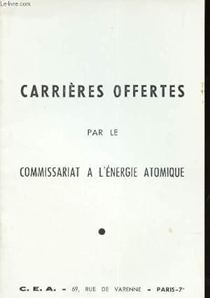 Seller image for CARRIERES OFFERTES for sale by Le-Livre