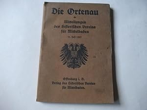 Bild des Verkufers fr Mitteilungen des historischen Vereins fr Mittelbaden. zum Verkauf von Ottmar Mller