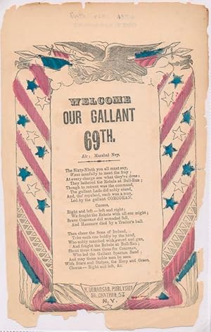 Imagen del vendedor de Welcome Our Gallant 69th a la venta por Main Street Fine Books & Mss, ABAA