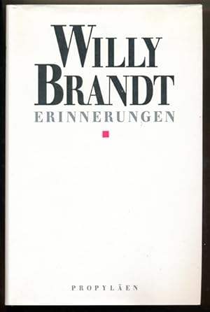 Bild des Verkufers fr Erinnerungen. zum Verkauf von Versandantiquariat  Rainer Wlfel