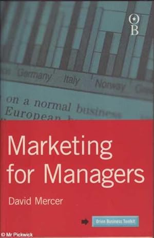 Seller image for Marketing for Managers for sale by Mr Pickwick's Fine Old Books