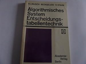 Immagine del venditore per Algorithmisches System Entscheidungstabellentechnik venduto da Gerald Wollermann