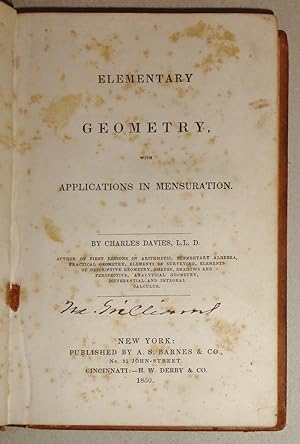 Elementary Geometry with Applications in Mensuration