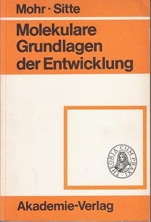 Bild des Verkufers fr Molekulare Grundlagen der Entwicklung zum Verkauf von Antiquariat Jterbook, Inh. H. Schulze