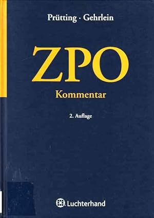 Seller image for ZPO. Kommentar. for sale by Antiquariat Jenischek